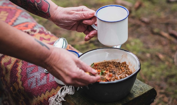 Stevige linzensoep. Foto: Liesbeth Disbergen